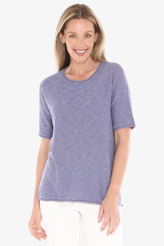 Jump - S/S Knit Tee / Chambray 59611011A