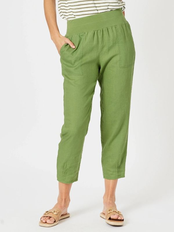 Gordon Smith - Sarah Linen Pant / Basil 19393