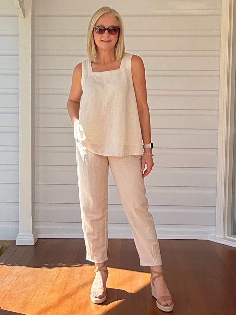 Gordon Smith - Lino Tapered Pant / Natural 47722