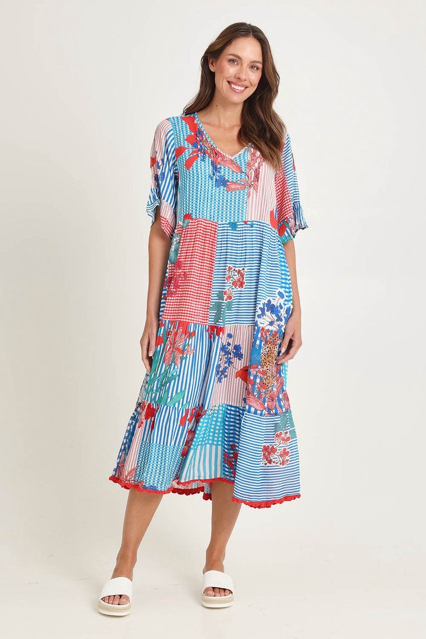 Lula Soul - Wymara Midi Dress Print