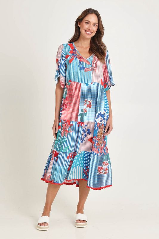 Lula Soul - Wymara Midi Dress Print