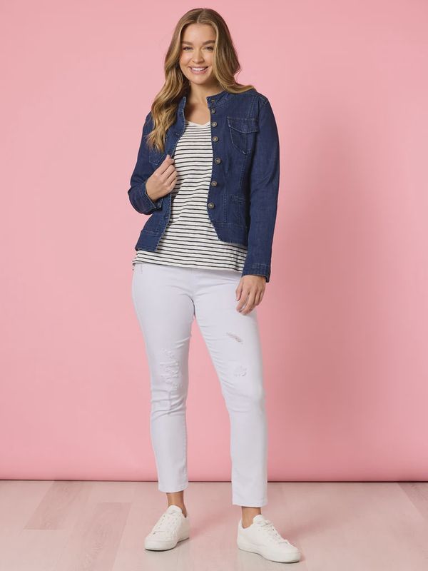 Threadz - Maggie Denim Jacked / Dark Denim 44017