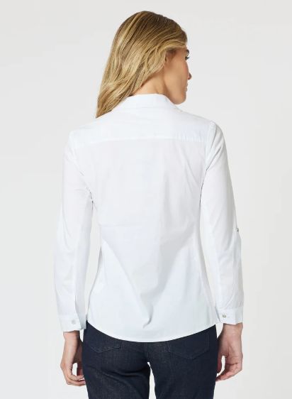 Gordon Smith - Emma Rib Detail Shirt / White 39952
