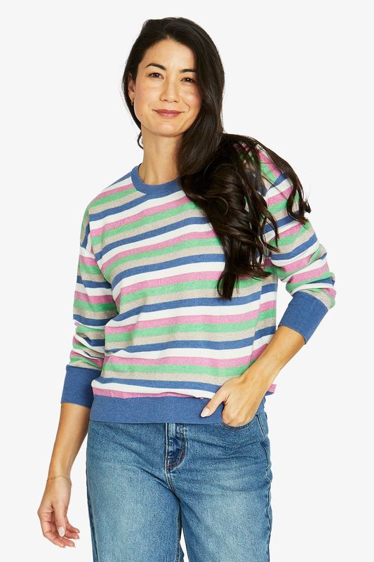 Jump - Multi Stripe Pullover / Multi 60611056A