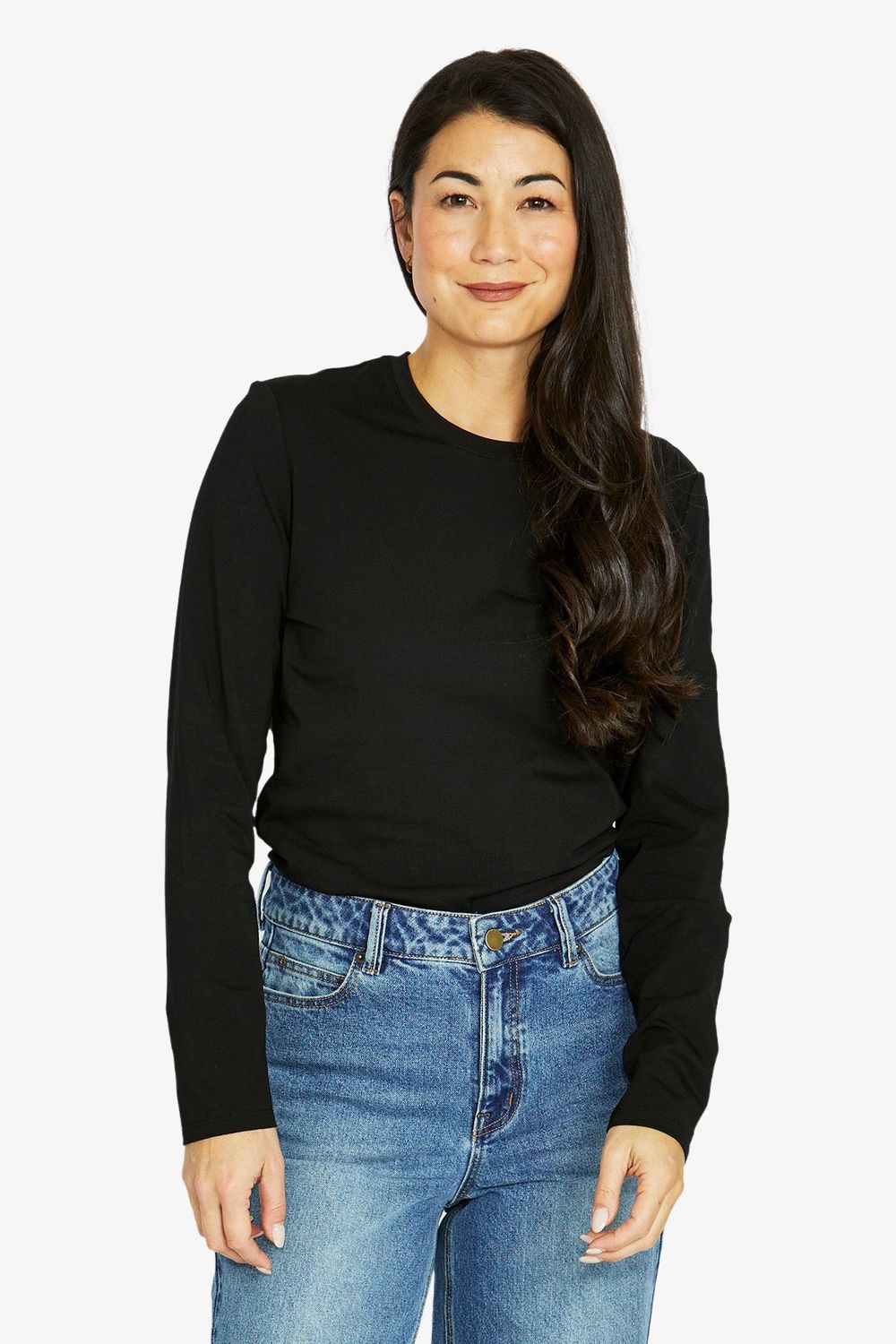 Jump - Core Crew L/S Tee / 60612010A, Colour: Black, Size: XS