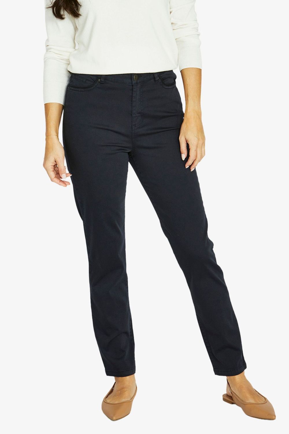 Jump - Luxury Pkt Trim Jean / 606J7025A, Colour: Navy, Size: 8