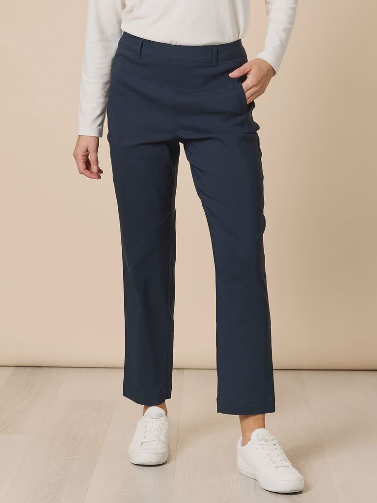 Threadz - Evie Stretch Pant / Navy 48940