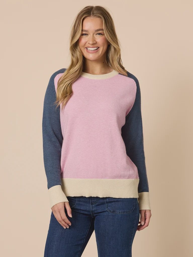 Threadz - Rosie Knit - Pink/ Multi 49063