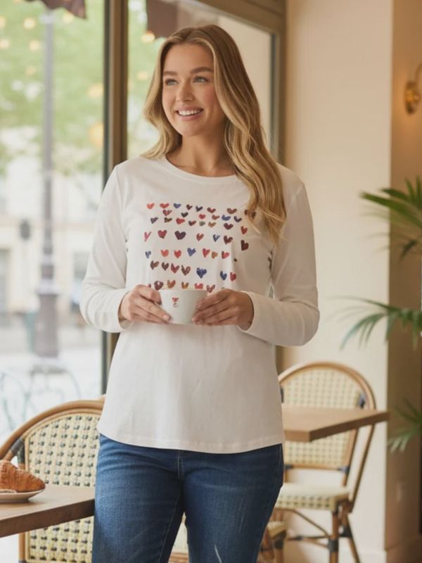 Threadz - Sweetheart Tee / Ivory 48648