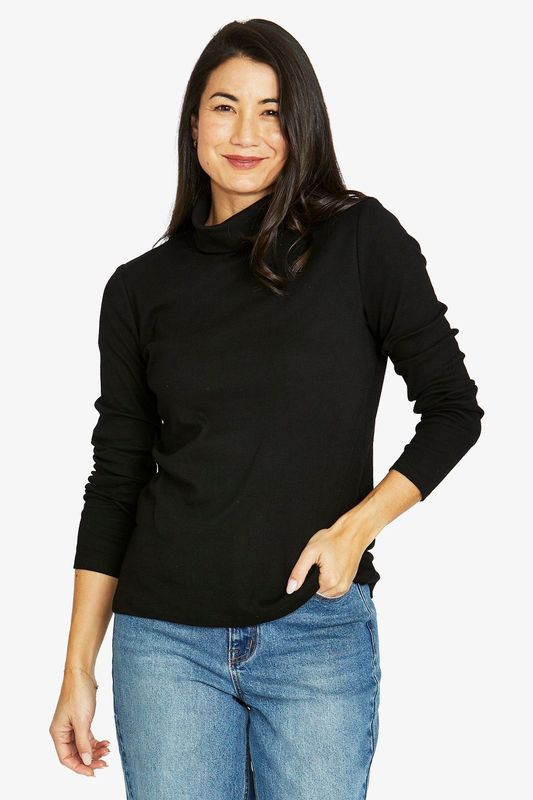 Jump - Cotton L/S Skivvy / Black 60612011A