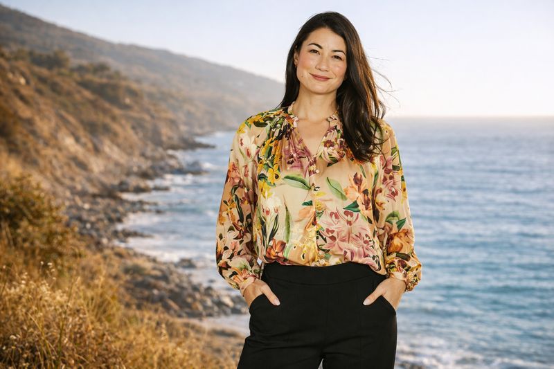 Jump - Spiced Orchids Top / Multi 606J3087A