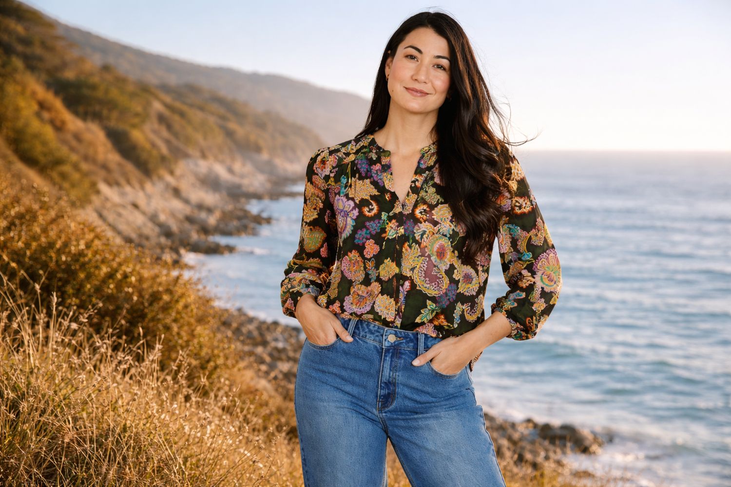 Jump - Wild Chintz Top / Multi 606J3084A