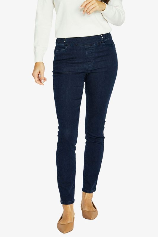 Jump - Fashion Stud Jegging / Dk Denim 606J7019A