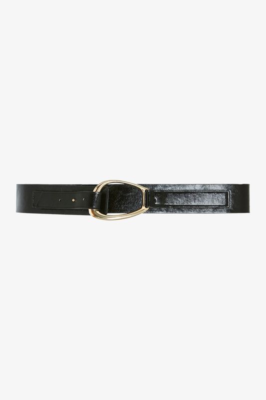 Jump - Metal Loop Belt / Black 606J9093A
