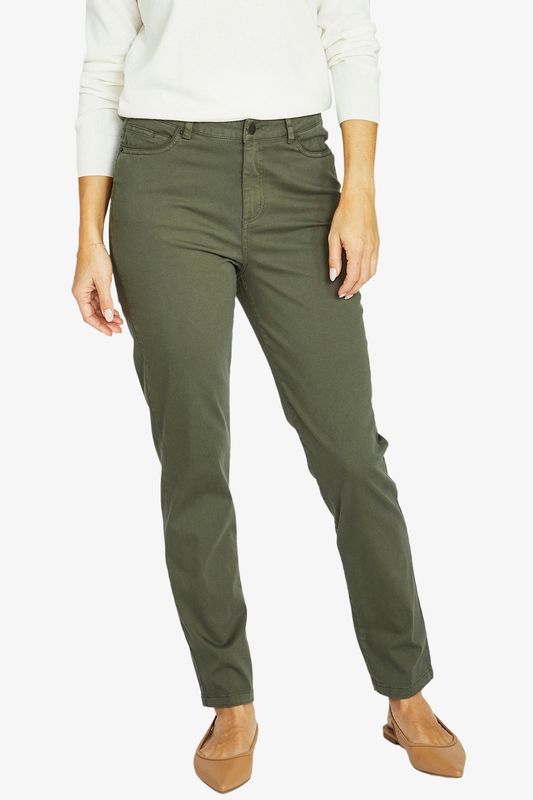 Jump - Luxury Pkt Trim Jean / Olive 606J7025A