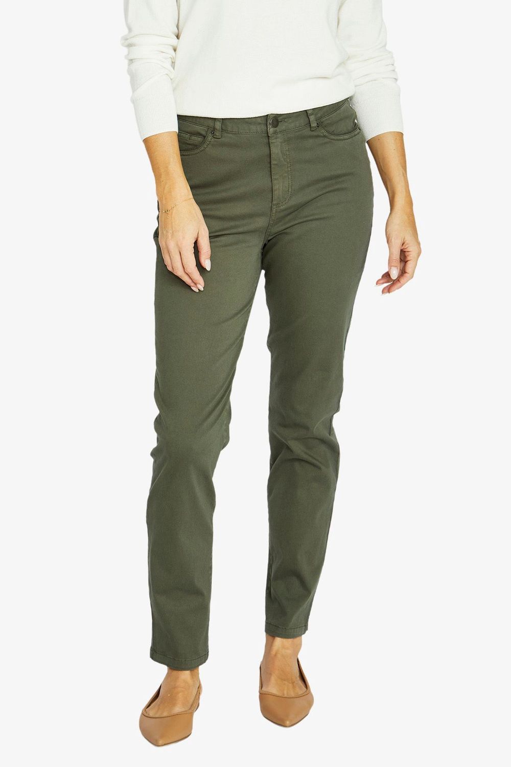 Jump - Luxury Pkt Trim Jean / Olive 606J7025A