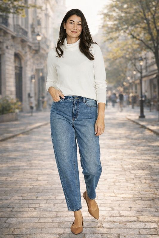 Jump - Barrel Leg Jean / Denim 606J7023A