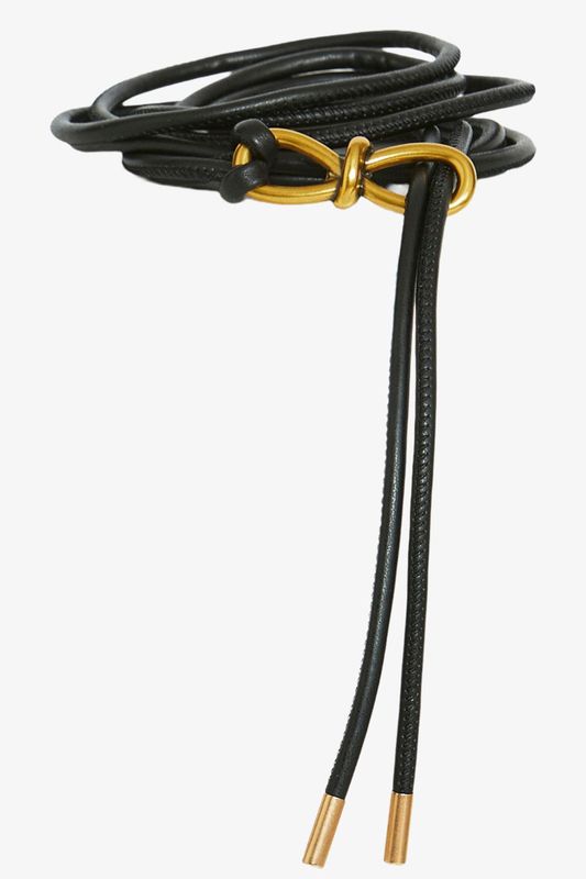 Jump - Metal Bow Belt / Black 606J9094A