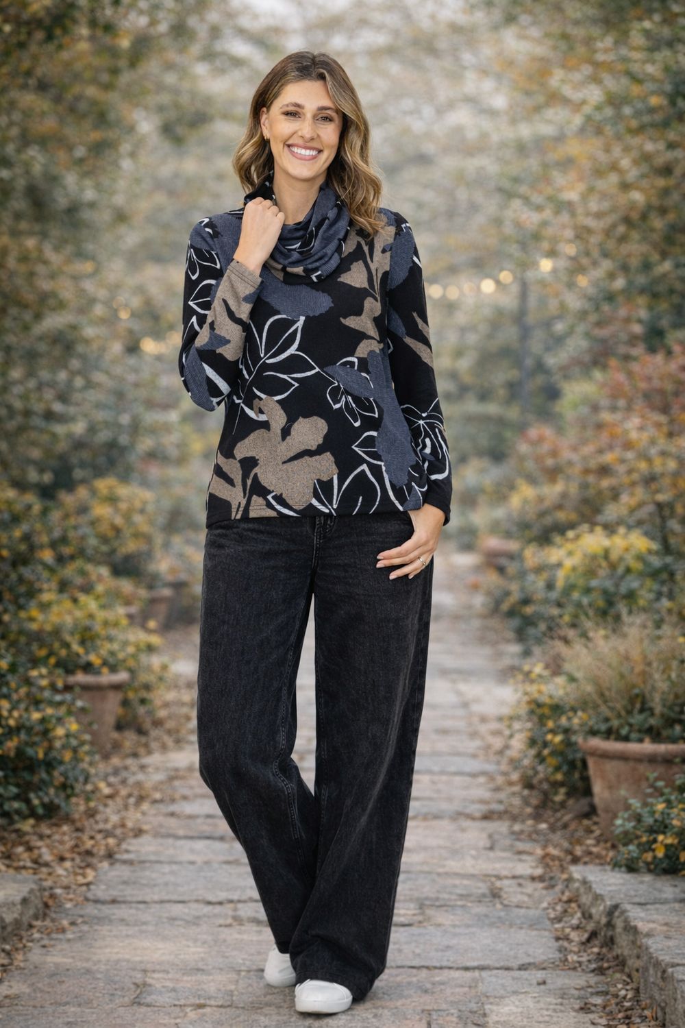 Renoma - Mandy Cosy Snood Top / Multi 2604.26