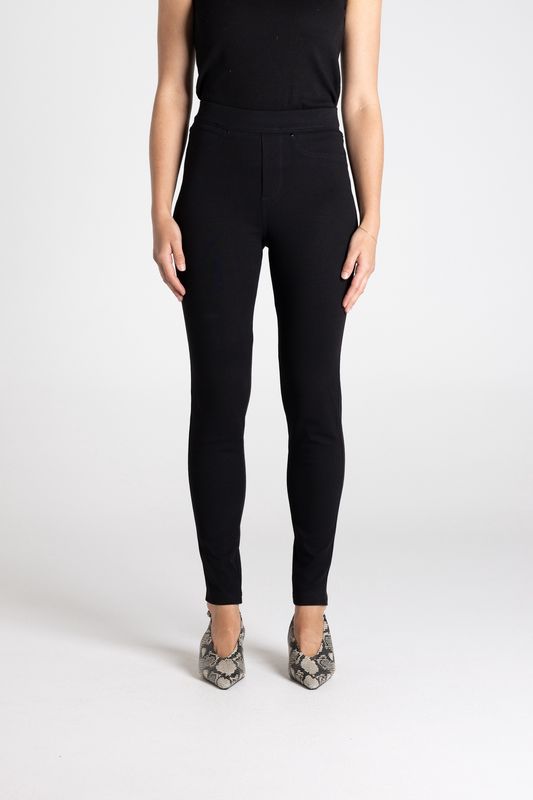 Two T's - Pull on Pant / Black 3030W