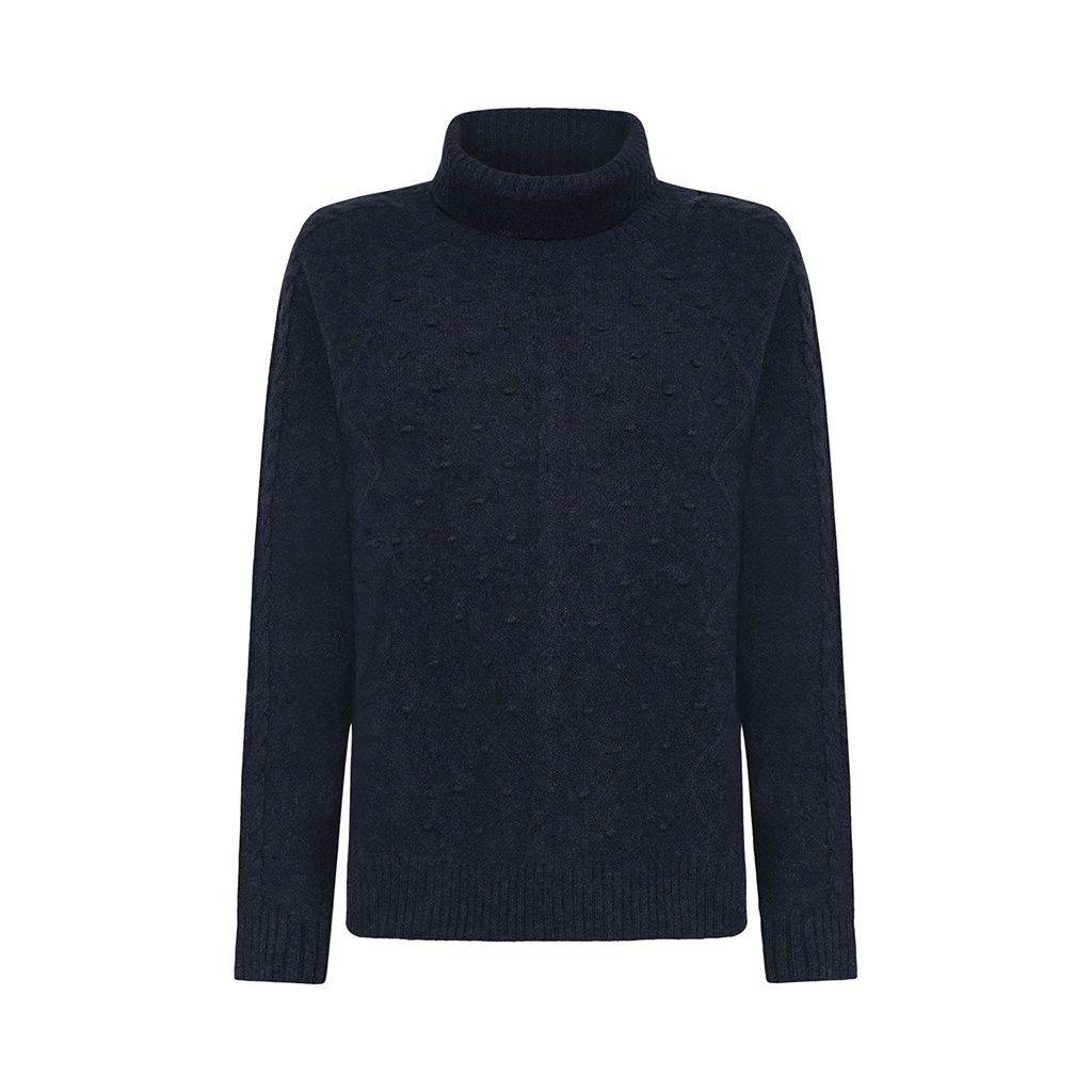 Mansted - Merino Cable Cowl / Walnut Camille