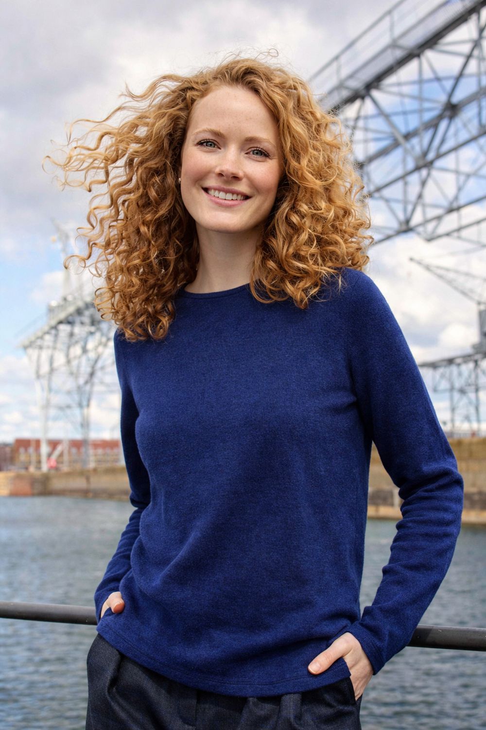 Mansted - M/C Classic Crew / Dk Aqua Nia