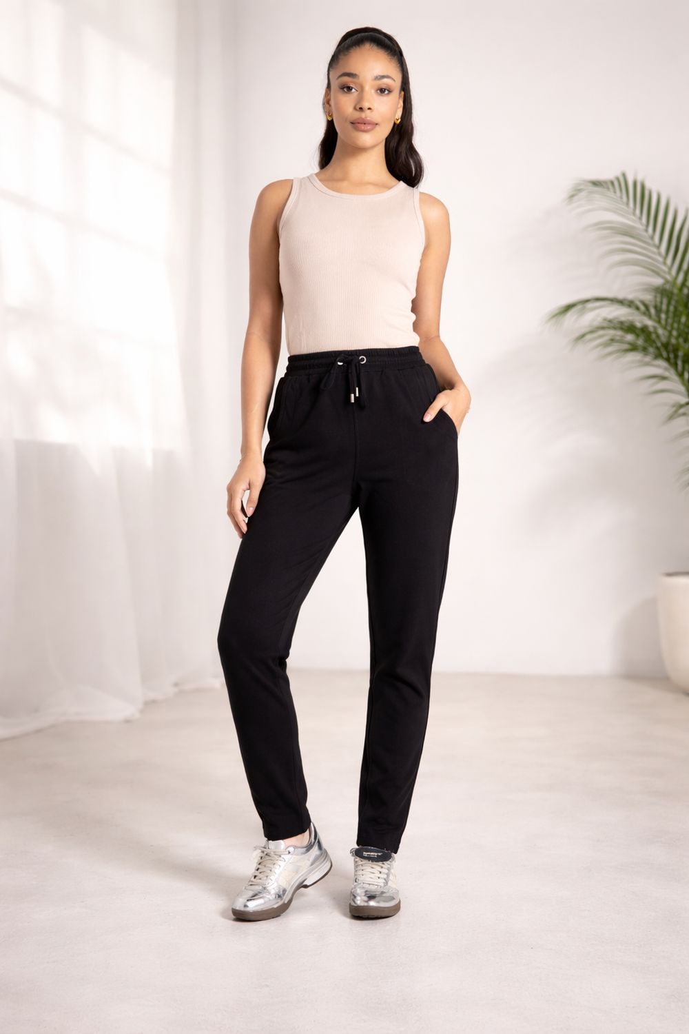 Two T's - Jogger Sweat Pant / Black 3339