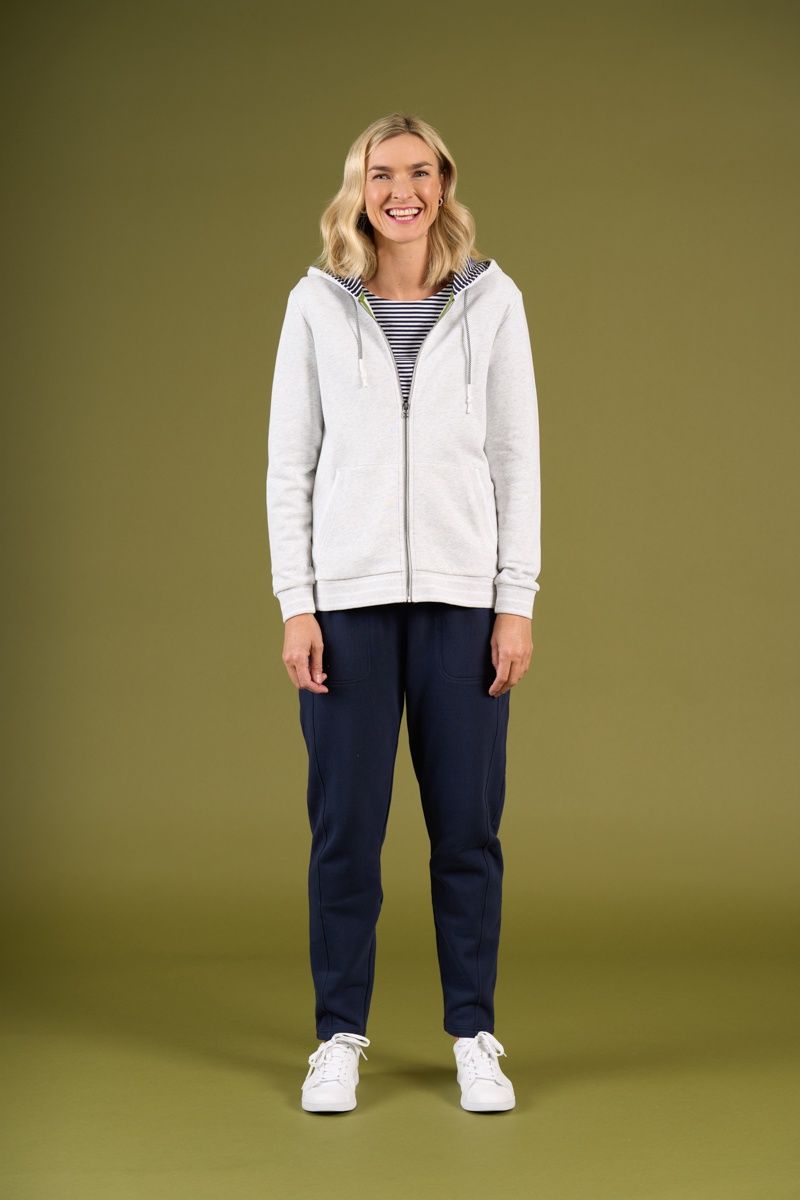 Charlie Jane - Dustan Zip Sweat / Winter Marl OH1121