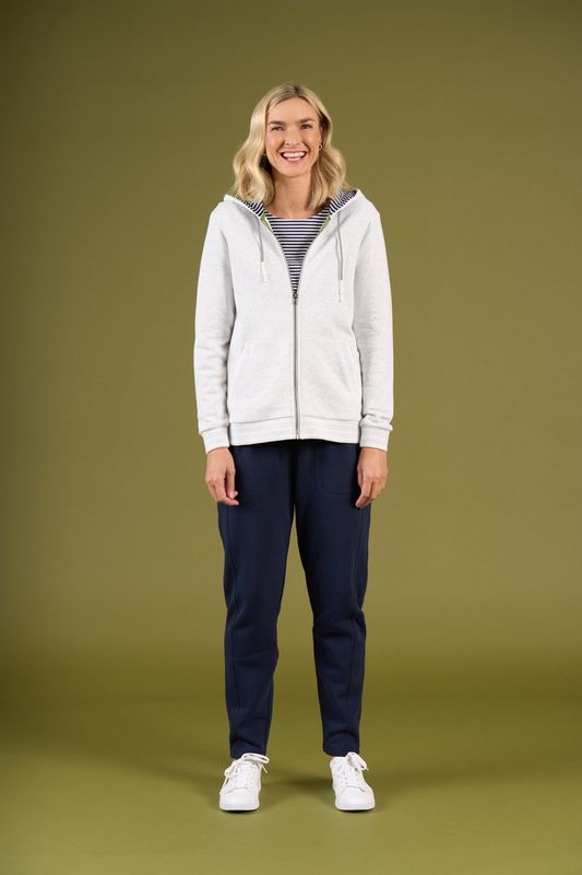 Charlie Jane - Dustan Zip Sweat / Winter Marl OH1121