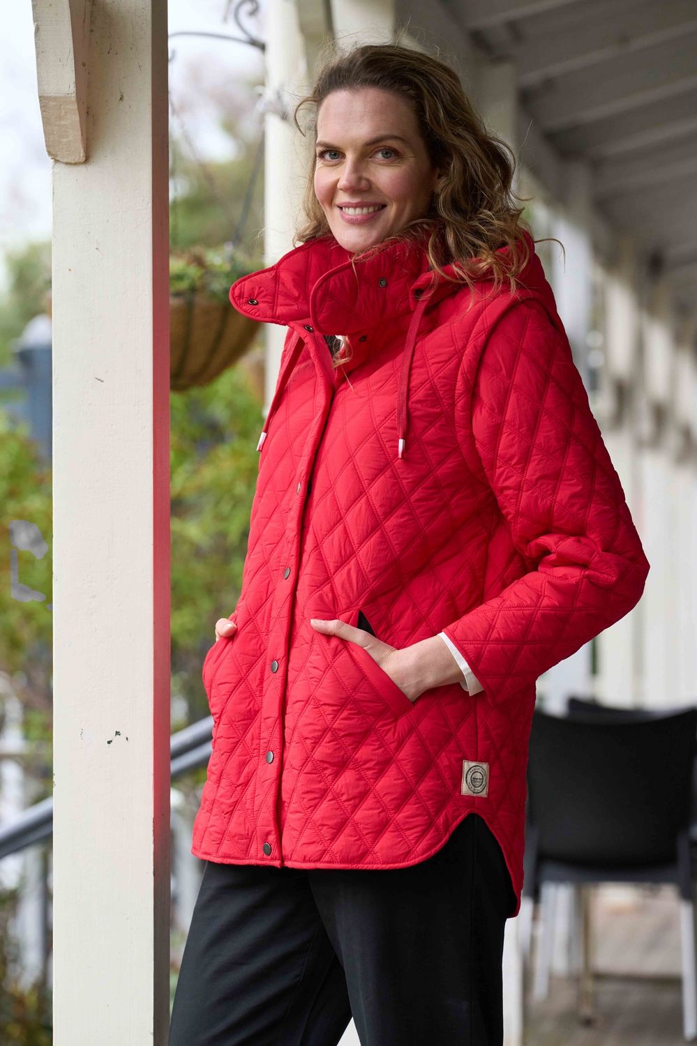Charlie Jane - Wellington Jacket / Ruby OH1126