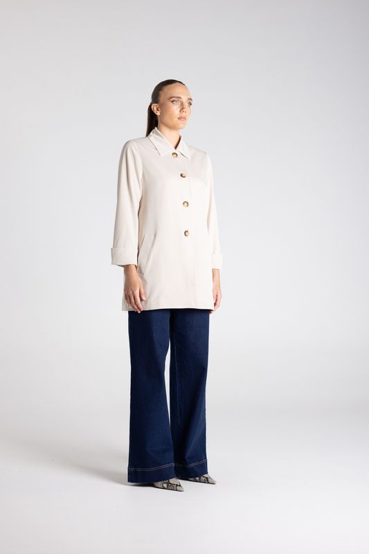 Two T's - Car Coat / Oat 3386