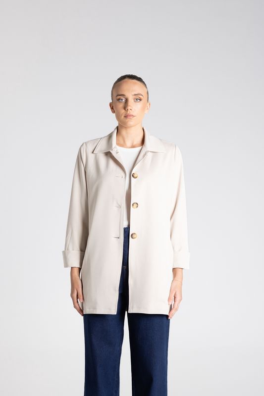 Two T's - Car Coat / Oat 3386