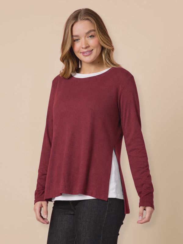 Threadz - Alicia 2 in 1 Top / Shiraz 48666