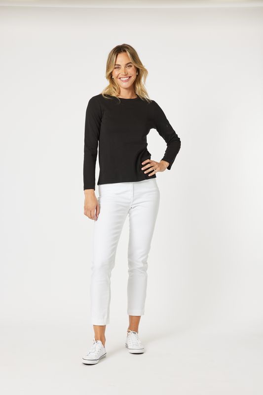 GS - Heritage Long Sleeve Top / Black 40176