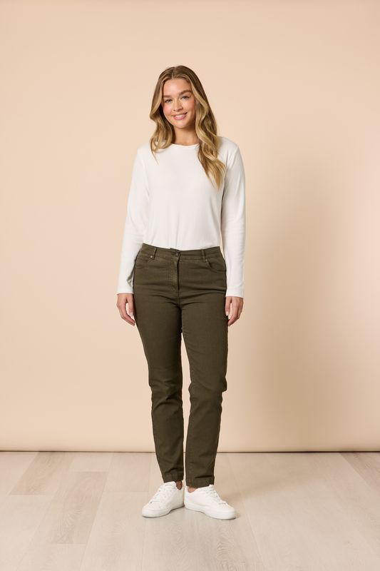GS - Slim Leg Miracle Jean / Khaki 107202