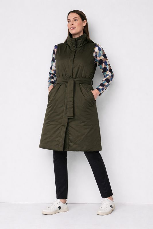 Marco Polo - Reversible Belted Vest / Navy/Khaki YTMP6121