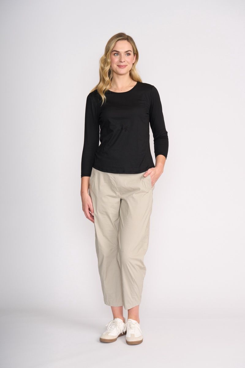 Foil - Neat &amp; Sweet 3/4 Sleeve Tee / Black FO8497