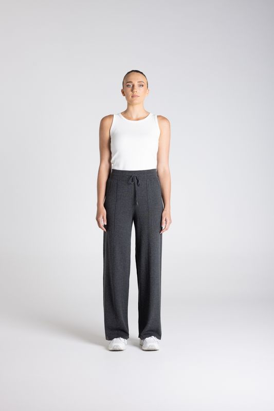 Two T's - Jersey Knit Pant / Steel 3319