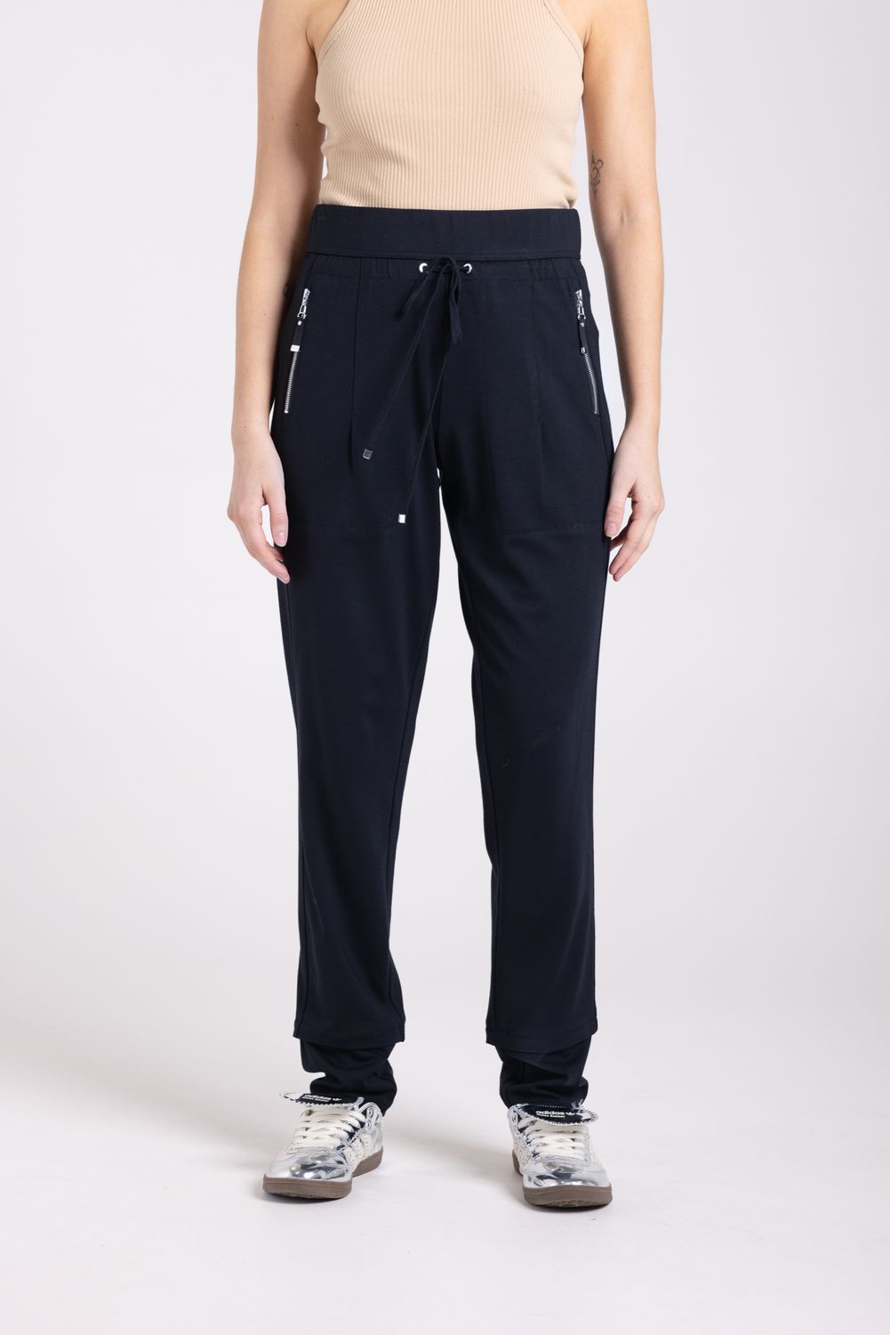 Two T's - Ponti Panelled Pant / Ink 3397