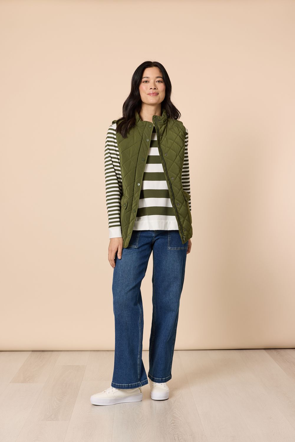 Gordon Smith - Hampton Quilted Vest / Khaki 48565