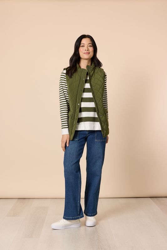 Gordon Smith - Hampton Quilted Vest / Khaki 48565