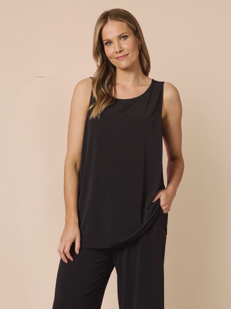Clarity - Traveller Pleat Top - Black 49387