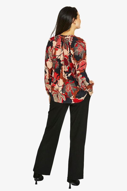 Jump - Parisian Floral Top / Multi 606J3064A