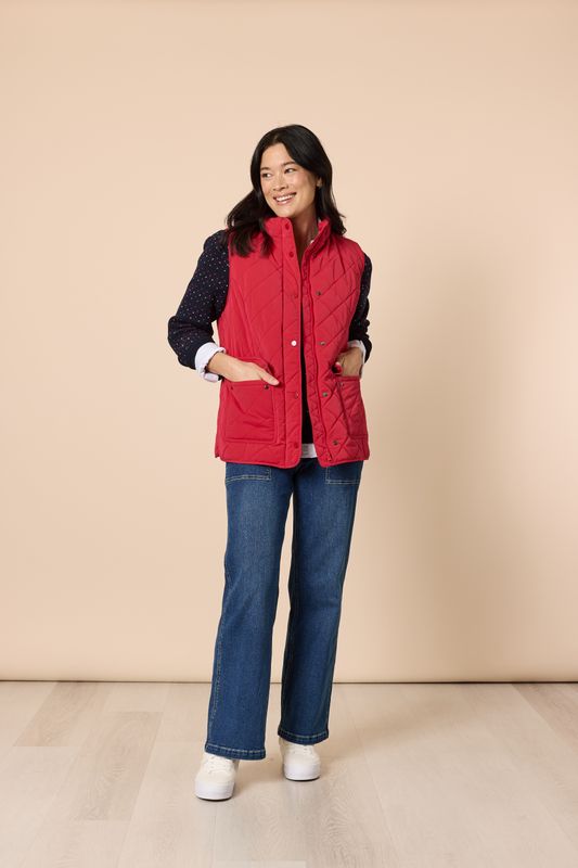 Gordon Smith - Hampton Quilted Vest / Red 48565