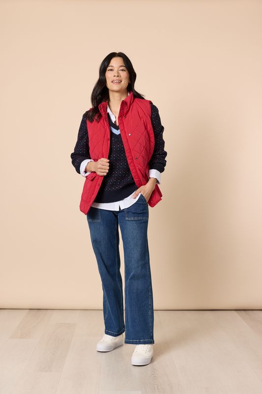 Gordon Smith - Hampton Quilted Vest / Red 48565
