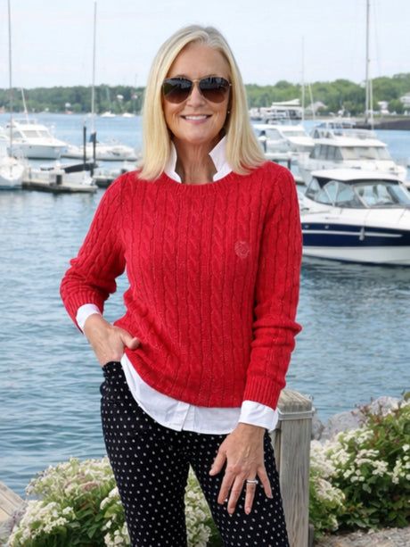 Gordon Smith - Hampton Cable Jumper / Red 48661