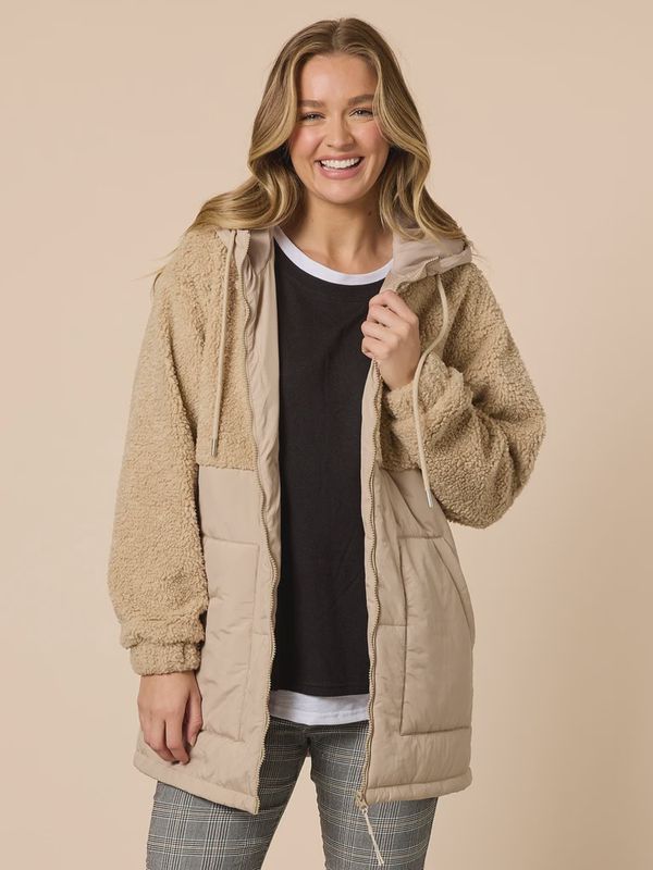 Threadz - The Teddy Jacket / Natural 48624
