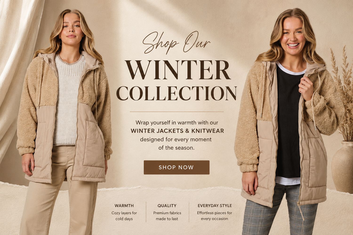 Shop Our Winter Jackets & Knitwear
