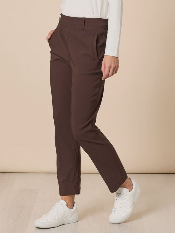Threadz - Evie Stretch Pant / Coffee 48940