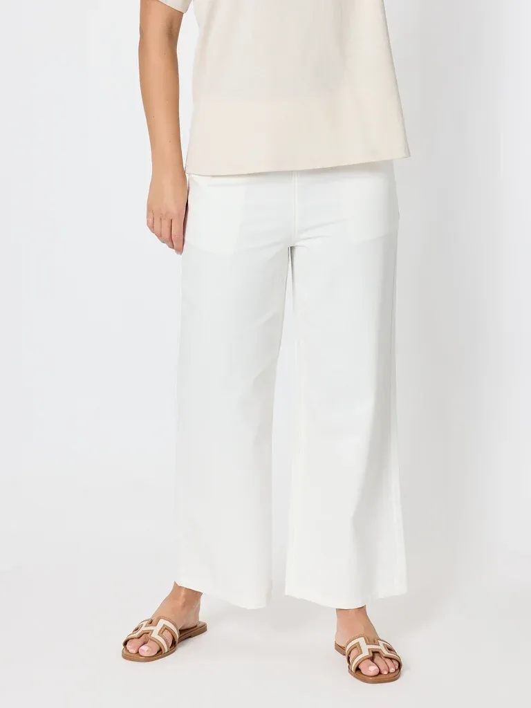 Threadz - Coast Wide Leg Jean / Milk 49703